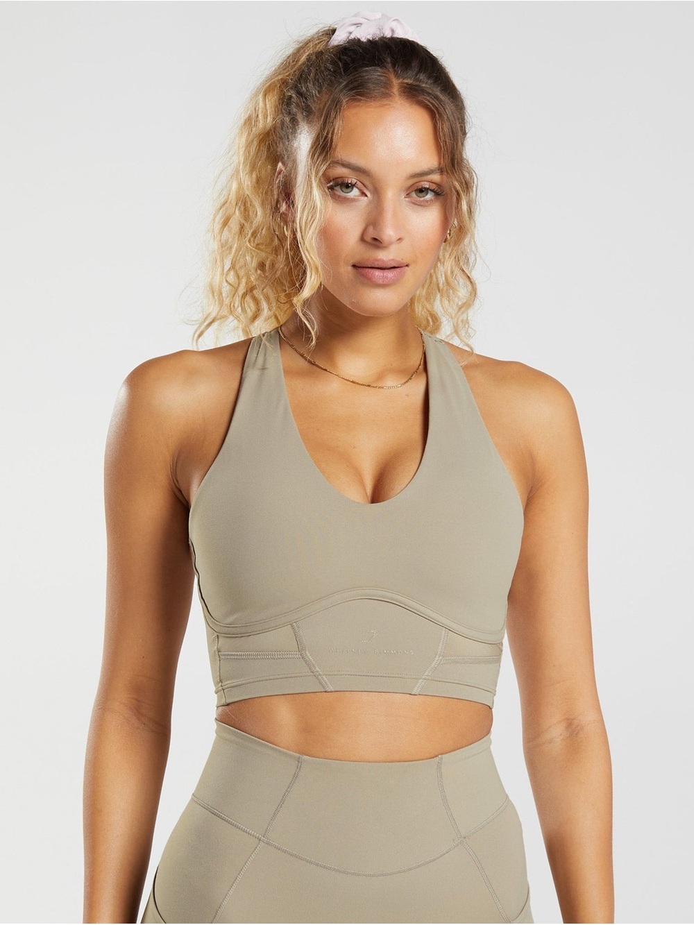 Gymshark x Whitney Simmons Women’s Seamless Longline Sports Bra - Taupe